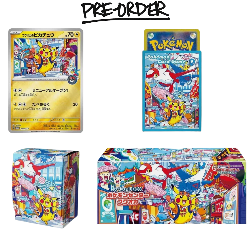 Pre-Order! Pokémon Center Fukuoka 2025-Japanese