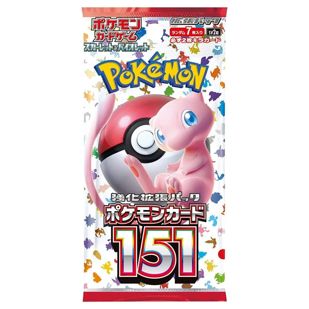 Pokémon 151 Japanese Booster Pack - sv2a