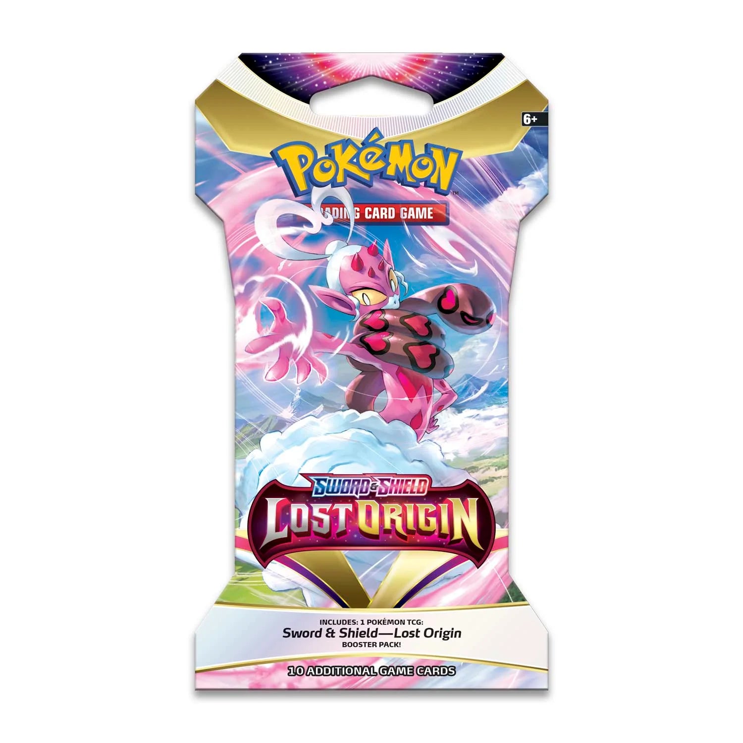 Sword &amp; Shield-Lost Origin Sleeved Booster Pack (10 Cards)