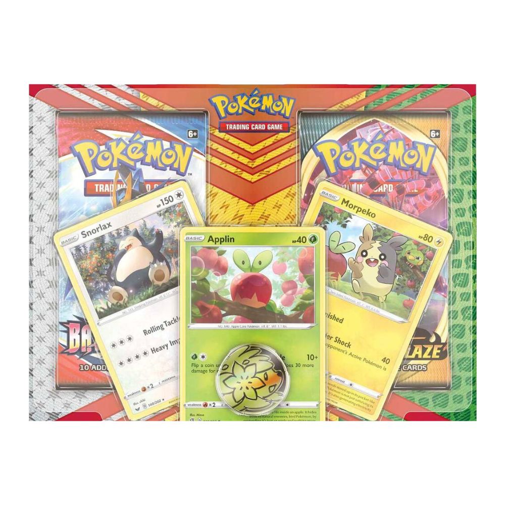 2 Pack Blister [Snorlax, Morpeko &amp; Applin Cards]