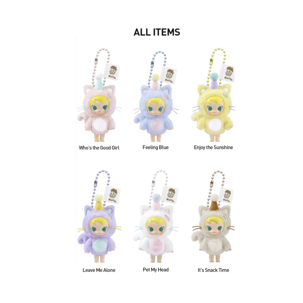 Baby Molly Pocket Friends Series-Vinyl Plush Pendant Blind Box